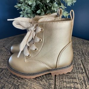 Cat & Jack gold boots